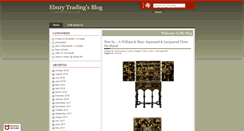 Desktop Screenshot of blog.eburytrading.com